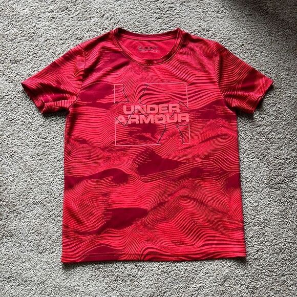 🚘🎈Red Under Armor Shirt For Youth Boys 🚘🎈 - Picture 4 of 8